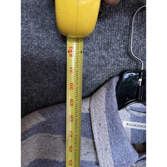 Raleigh Denim Workshop Shirt Mens Small Blue Cotton Flannel Heavyweight - Picture 4 of 6